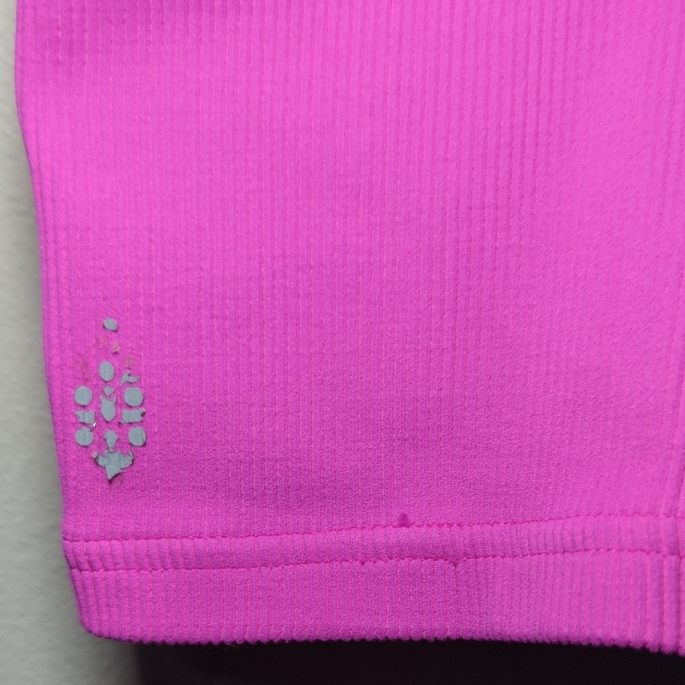 Free People Intimately Ribbed Brami Pink V-Neck Women's Size XS - Picture 4 of 4